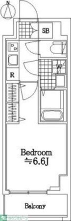 ザ・レジデンス・オブ・トーキョーJK40の物件間取画像